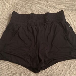 Women's Black High-Waisted Shorts